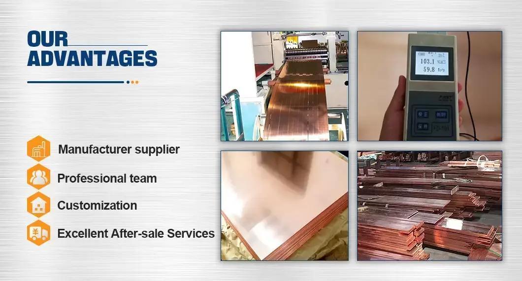 High Quality 100mm Copper Pipe C19400, Large Diameter Copper Pipe