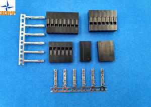 Tin-Plated / Gold-Flash Wire Connector Brass Crimp Terminals with 2.54mm Pitch
