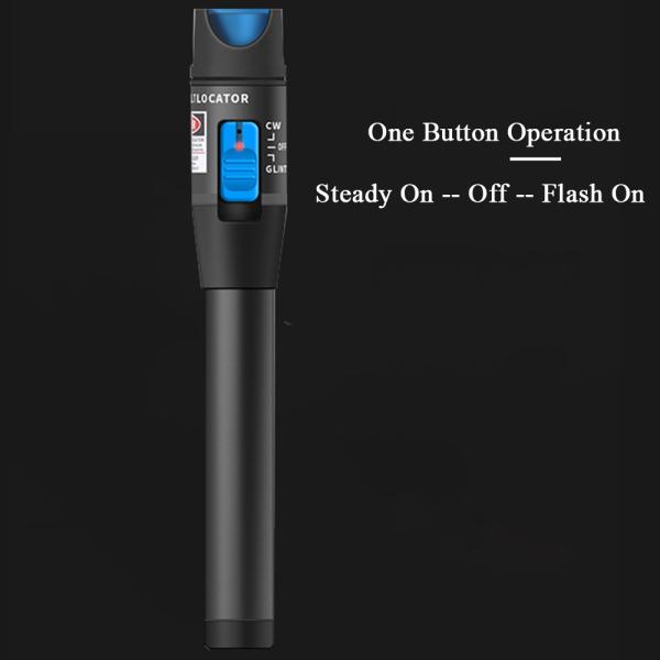 5MW Visual Fault Locator Fiber Optic Cable Tester Strong Red Light Beam