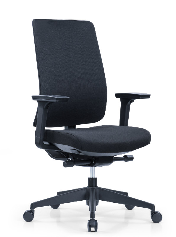 Ergonomic Blue Rotating Fabric Mesh Office Chair With 3D Lifting Armrest
