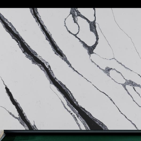 Quality Customized Polished Honed Quartz Stone Slab Countertop Engineered Stone Quartz for sale