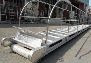 Aluminum Alloy Steel Marine Boarding Ladder Strong Bearing Safety Boat Ladder