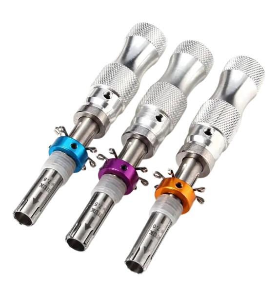 Quality Blue Plum Blossom Lock Opener Tool Set 3pcs For Smooth Lock Picking for sale