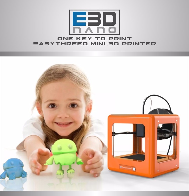 Easthreed High Resolution Hobby 3D Printer Low Weight With Nice Building Platform