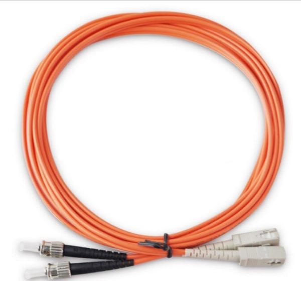 Quality LC ST Patch Cord For Telecom System , Duplex Fiber Optic Cable 2M 3M 5M 15M for sale
