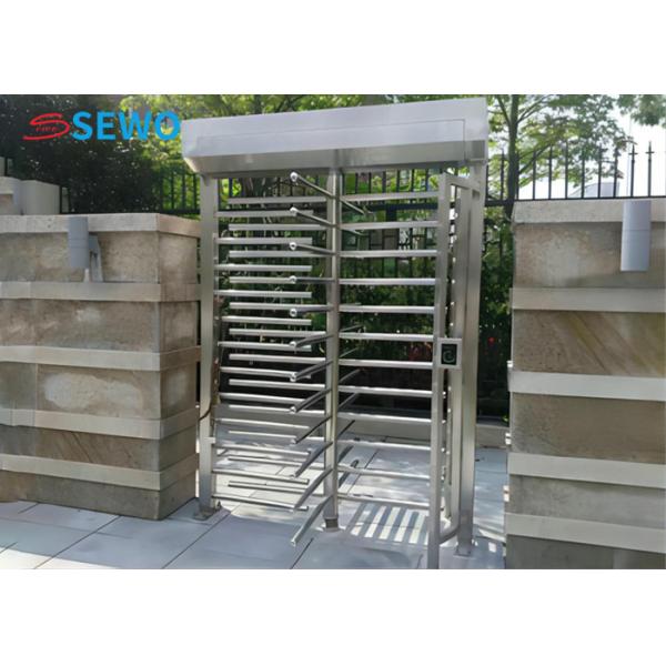 Biometric Full Height Security Turnstile For Parks Stadium Pedestrian Access Control