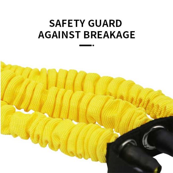 3 Tube Adjustable Rubber Chest Expander For Home Gym Muscle Training Exercise