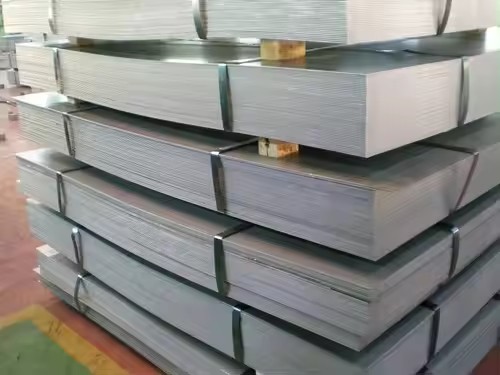 Wear Resistant Steel Galvanized Flat Plate without Printing with Customizable Width