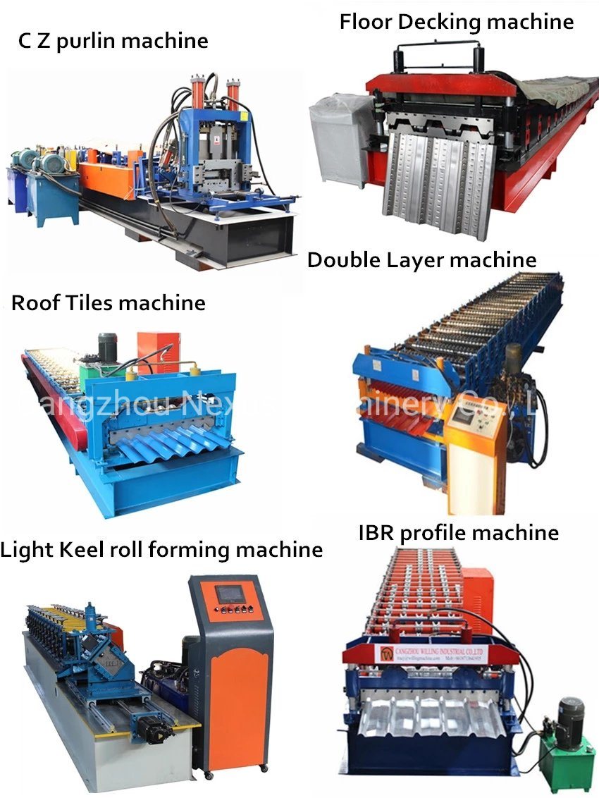 Stud & Track Roll Forming Machine for Steel Frame Building Construction