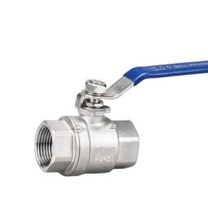 China Normal Temperature SS316/304 2 Pcs Stainless Steel Ball Valve for Hydraulic Media 1000psi BSP NPT Threaded wholesale