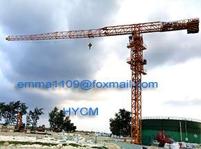 China Big Model PT7025 Headless Tower Crane 12t max. Load 50m Working Height wholesale