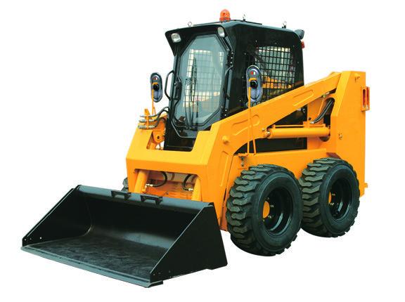 Quality Strong Power Mini Skid Steer Loader Quick Hitch 235F For Small Working Site for sale