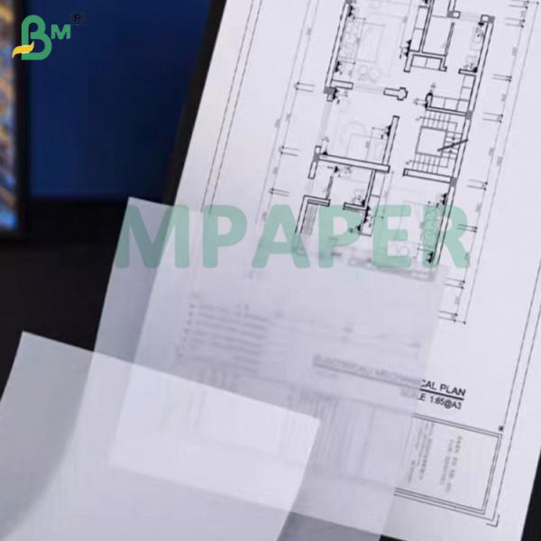 73g 914mm X 46m Hand Drawing High Strength Translucent Tracing Paper  