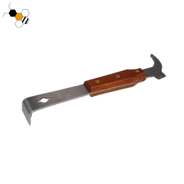 Quality Wooden Handle Forged Iron 35.8cm Chisel Hive Tool for sale