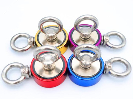 Strong Neodymium Permanent Pot Magnet with Internal Thread ISO9001 2008 Certified