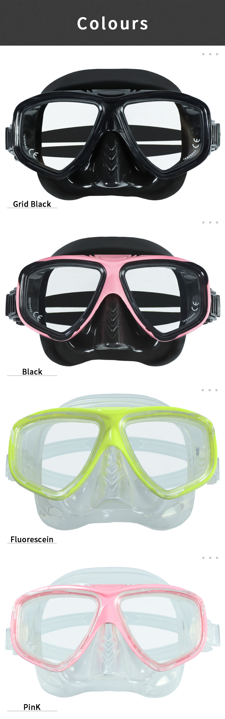 Seaview Swimming Scuba Diving Mask Snorkeling For Glasses Anti Fog