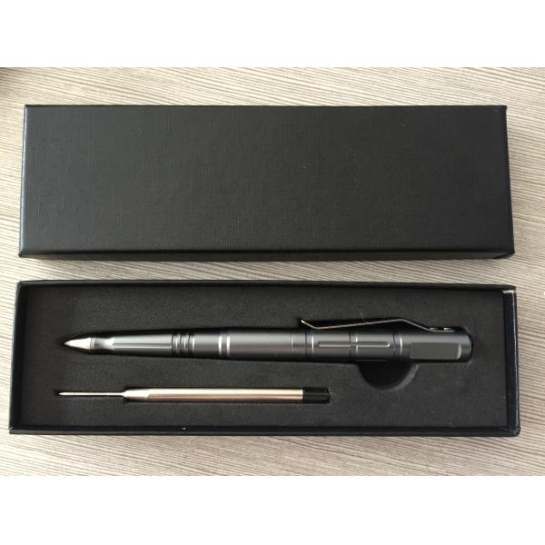 Stainless steel tactical defense pen LED pen with light multi-purpose self-defense pen tactical pen with Logo printing