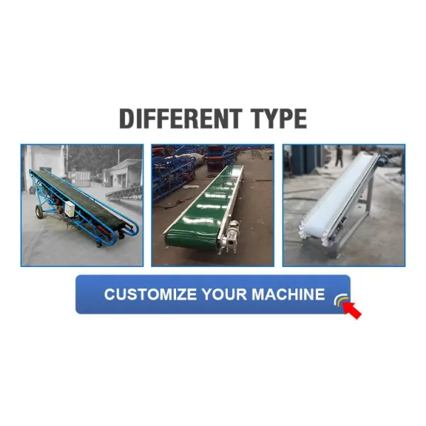 Small Corn Fixed Belt Conveyor 500mm Mini Rubber Conveyor Belt