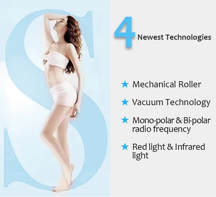 radio frequency device Vacuum liposuction sliming machine shape beauty machine Vacuum roller vela slim