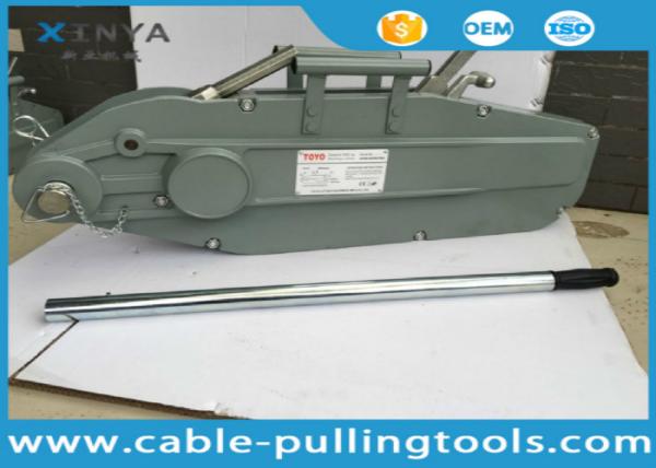 Quality 3.2T Tirfor Manual Wire Rope Hoist With 20m Wire Rope for Lifting and Pulling for sale
