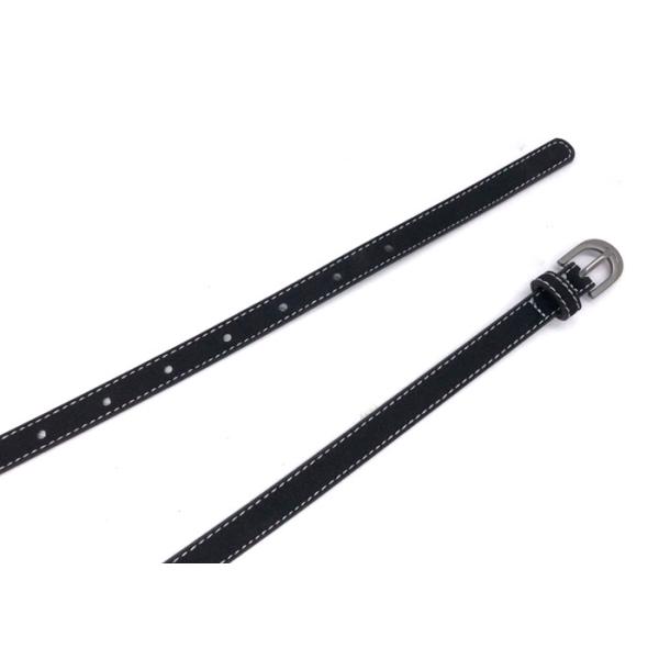 Women's Fashion Suede Leather Belts Solid Color Pin Buckle Simple Waist