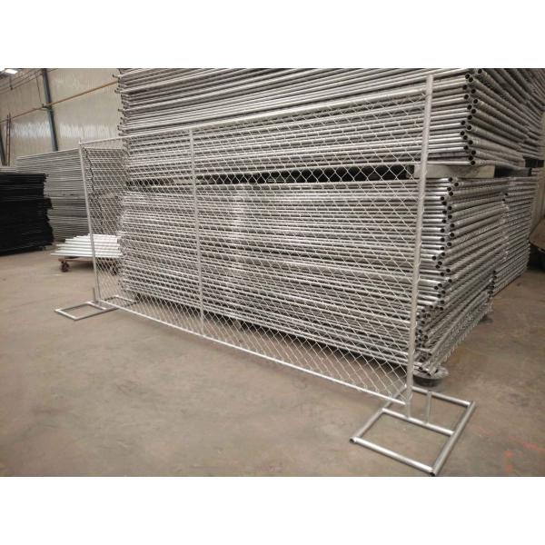 Galvanized Chain Link Temporary Fence Panels For Overseas Market