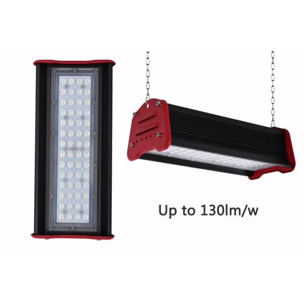 Suspended Led Linear High Bay Fixtures Luminous Flux 6500lm SMD3030 CRI 80
