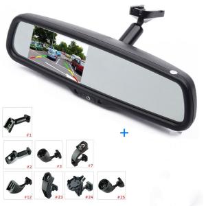 Delicate Rear View Mirror Reverse Camera , 3.5 Reverse Camera Mirror Kit 480x272 Pixels