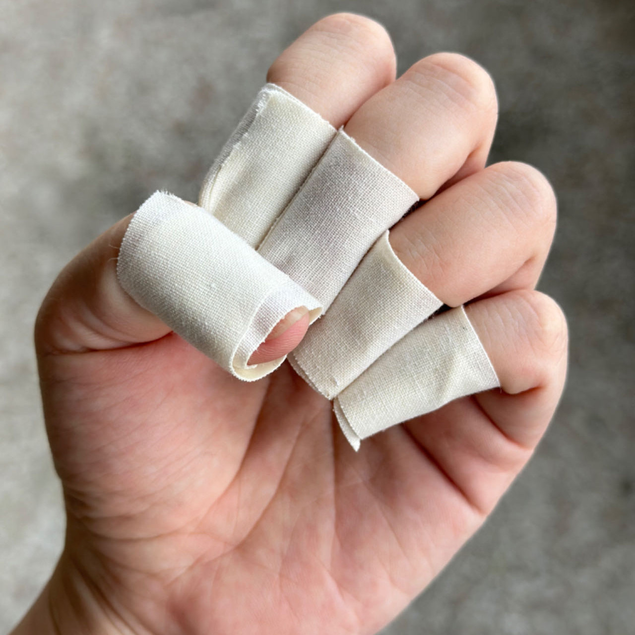 White Hot Melt Pressure Sensitive Adhesive Cotton Tape - Custom Length/Moisture Resistant