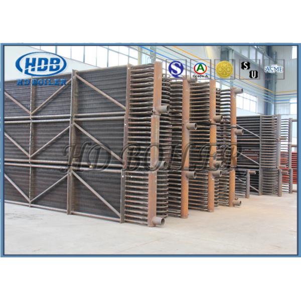 Air Cooled Fin Tube Heat Exchanger Flue Gas Cooler For Condensing Boiler