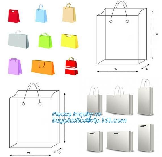 Customized Cut Printed Coated Paper Shopping Bag with Matt Lamination,rope handle custom logo printed white paper bag