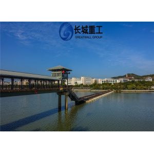 China Simple Structure Floating Pontoon Bridge Elegant Appearance Solidly Longevity wholesale
