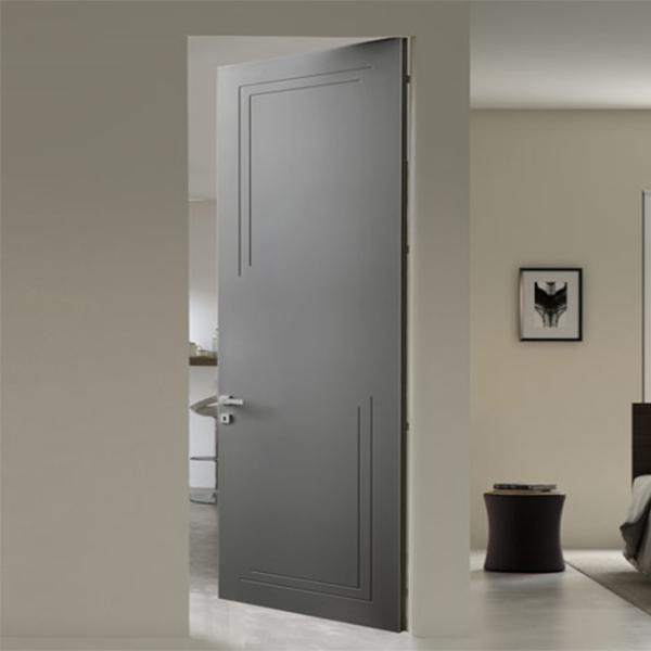 Double Wood And Glass Front Door Single Swing Open Style For Living Room