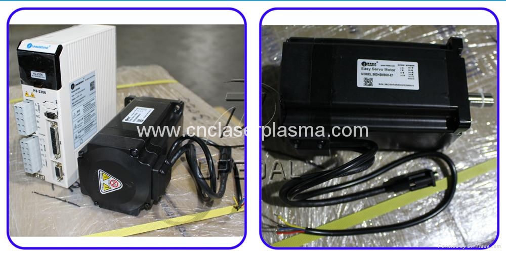Leadshine hybrid servo motor (863HSM80H-W1)and driver (H2-2206)transmission