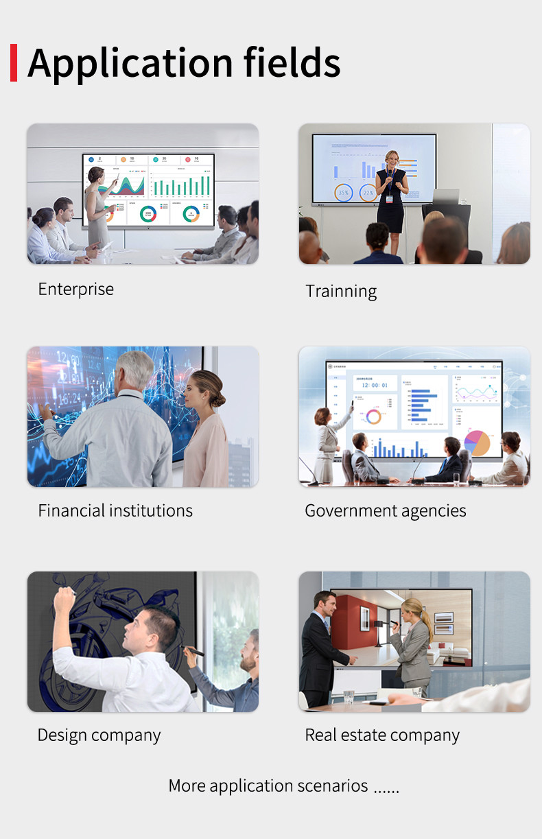 Android System Intelligent Interactive Flat Panel For Multi - Party Remote Meeting