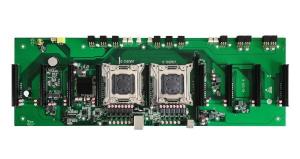 China Industrial Bitcoin Motherboard 8 GPU Mainboard Southbridge C602 Chipset Series wholesale