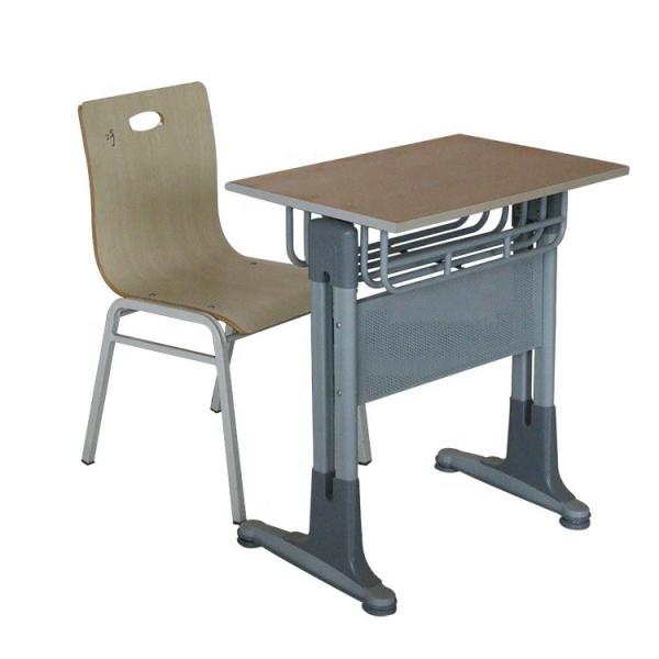 Quality Wooden Height Adjustable Primary School Table And Chairs for sale