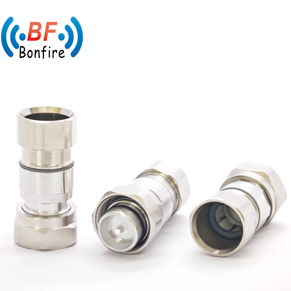 RF DC-4GHz 7/16 DIN Male Coaxial Connector for 7/8 Coaxial Cable with Excellent Electrical Performance