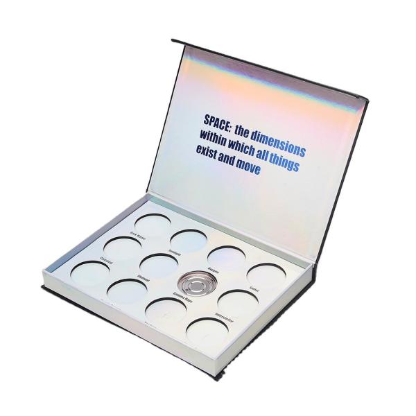Quality Book Style Electronics Cardboard Box Paper Cardboard Hot Stamping With Inlay for sale