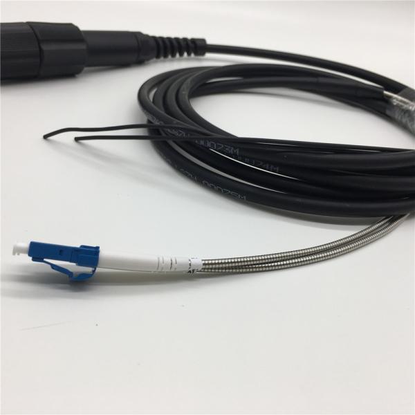 Outdoor Duplex Fiber Opitc Patch Cord PDLC-DLC Waterproof Single Mode