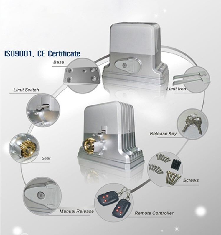 Die Casting Aluminum Alloy Sliding Gate Motor With Accurate Limit Braking