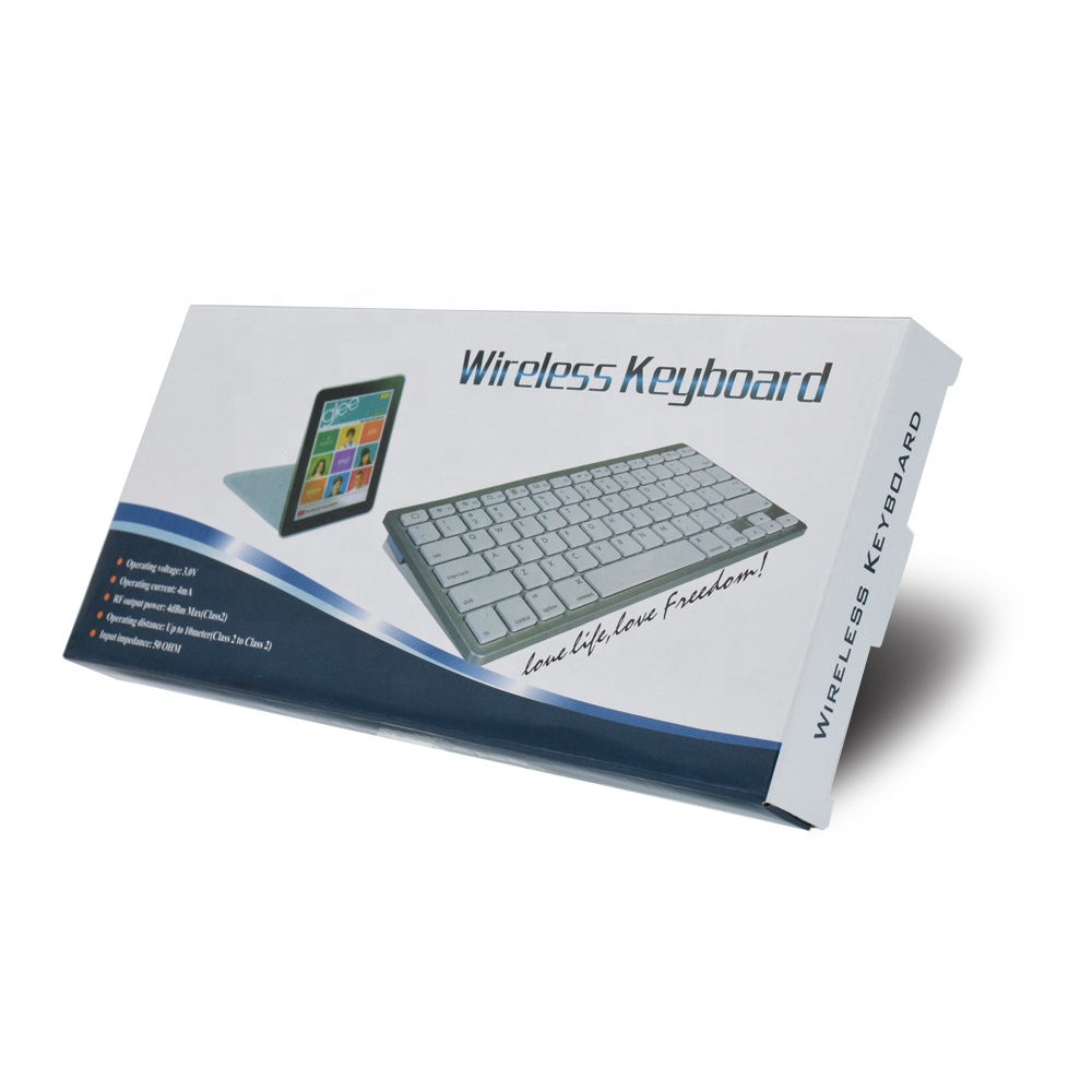 Stylish Bluetooth Thin Keyboard , OEM Mini Bluetooth Keyboard For Tablet
