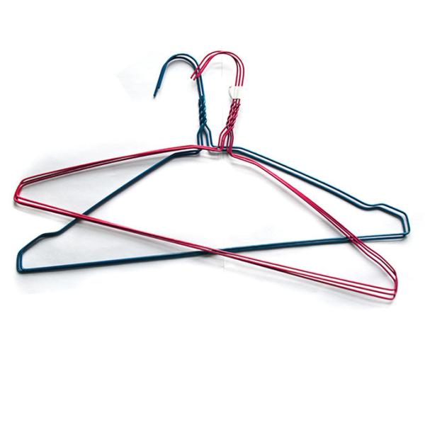 Versatile and Durable Coated White Wire Hangers 14.5gauge Diameter for Hanging Needs