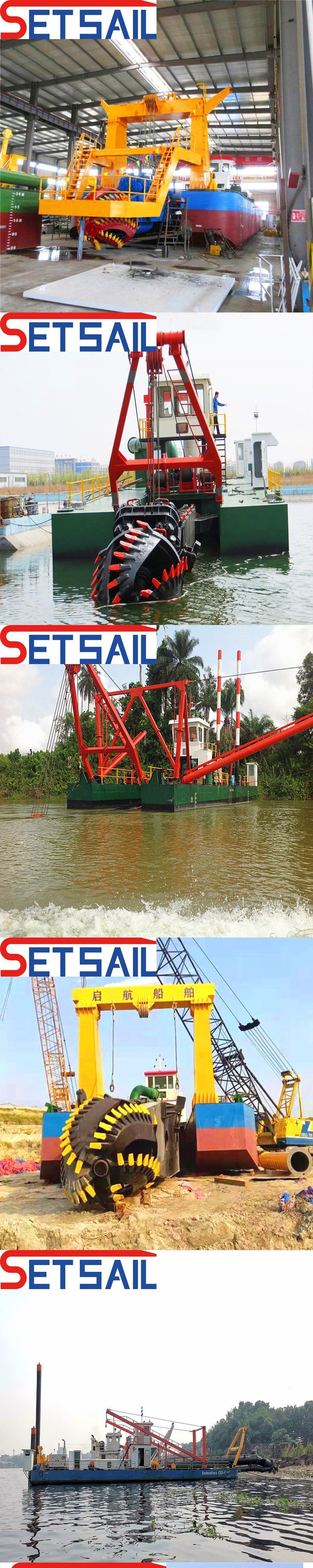 Shijiazhuang Sand Pump Cutter Head Dredging Machine for Bangladesh