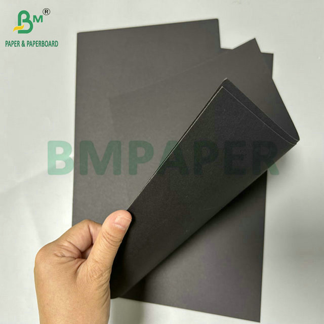 400gram 450gram Uncoating Solid Black Pulp Paper For Photo Frame 400 x 400mm 