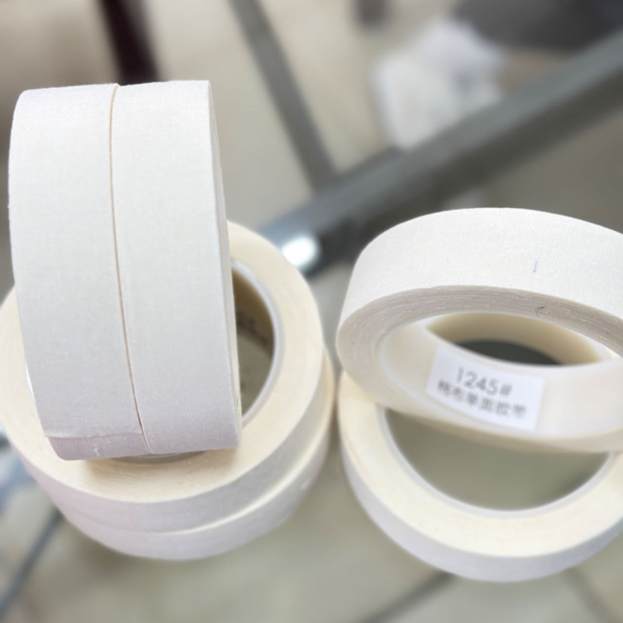 White Hot Melt Pressure Sensitive Adhesive Cotton Tape - Custom Length/Moisture Resistant