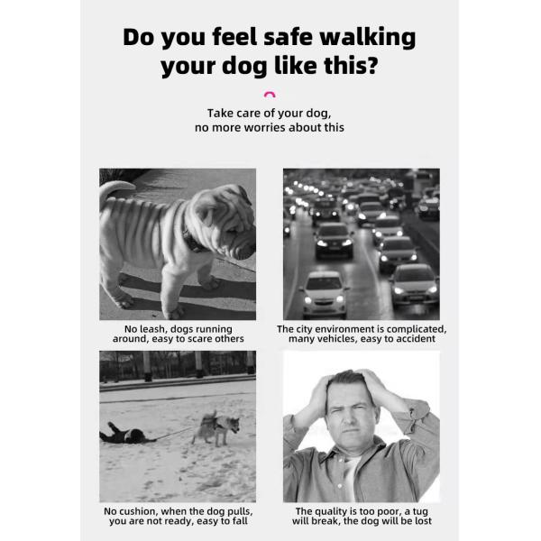 Traction Rope Simple Style Dogs Adjustable pet Leashes multi-color wlking