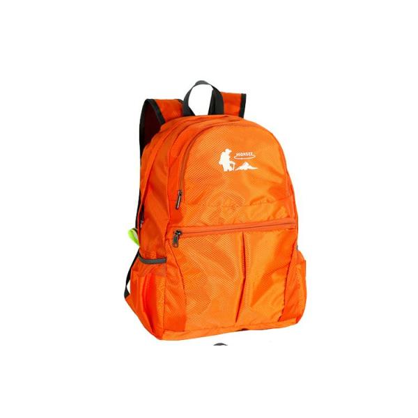 Outdoor travel sports waterproof polyester lightweight skin portable foldable backpack