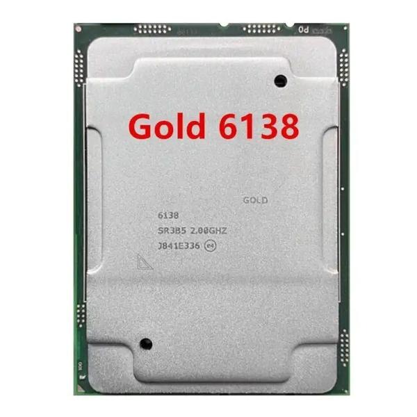 Customized Gold 6138 processor server CPU 20cores 27.5M Cache 125W 2.0GHz