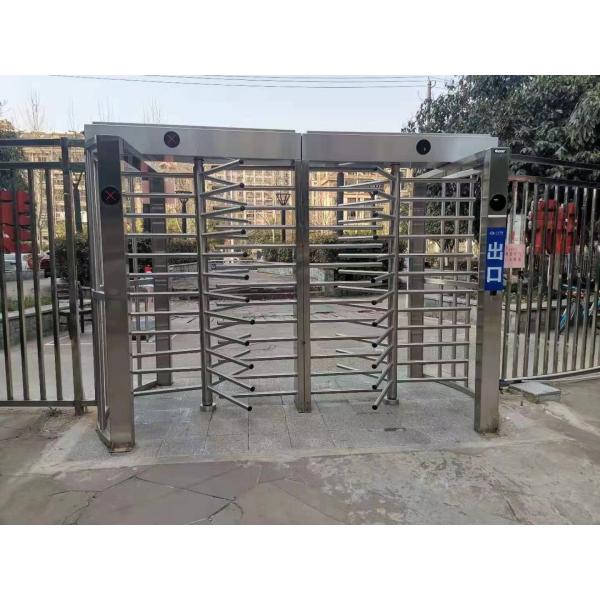 Amusement Parks High Security Turnstile Gate With Fingerprint Scanner
